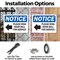 Signmission Please Ring Door Bell For Service, 10 in W x Rectangle, Plastic OS-2PACK-NS-P-710-L-17580 - alternate 3